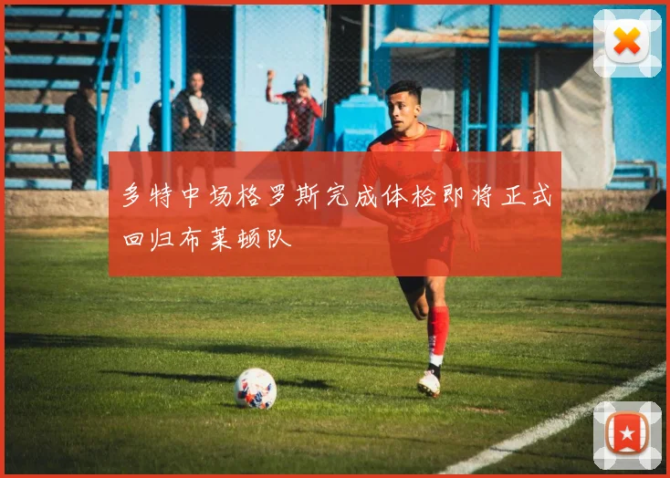 多特中场格罗斯完成体检即将正式回归布莱顿队